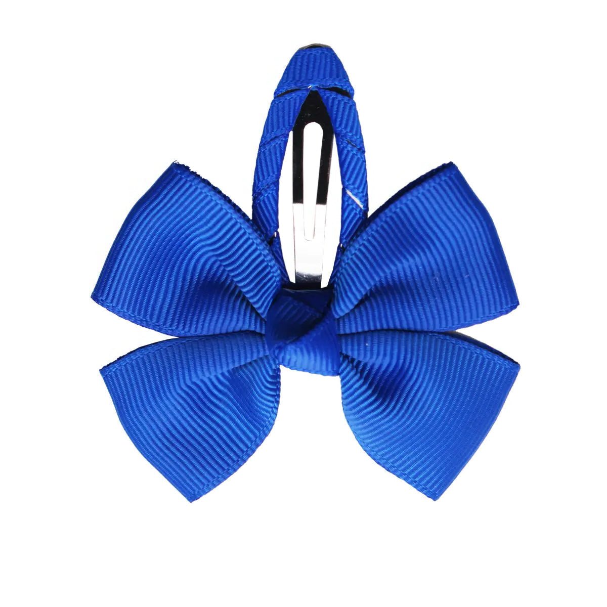 Plaukų aksesuaras segtukas kaspinėlis tamsiai mėlynas - Plaukuota - segtukai