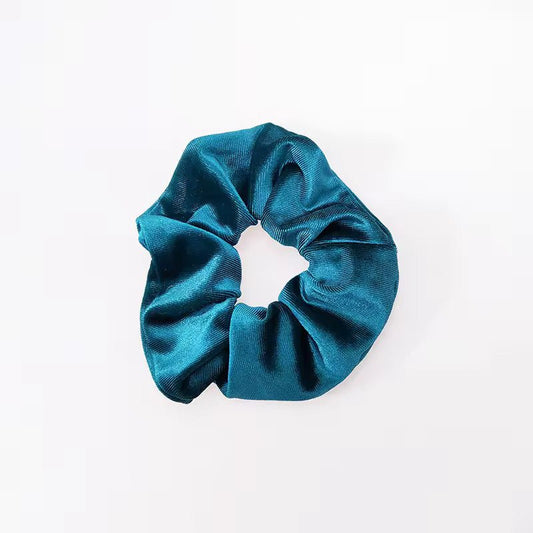 Velvetinė plaukų gumelė mėlynos spalvos - Plaukuota-gumelės