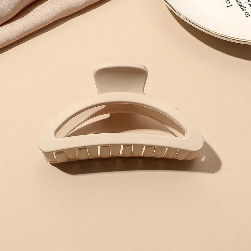 Kasdienės plaukų žnyplės pusmėnulis smėlio spalvos - Plaukuota-žnyplės