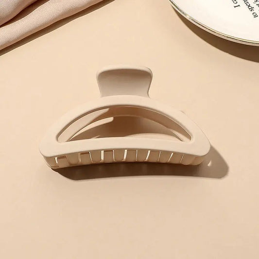 Kasdienės plaukų žnyplės pusmėnulis smėlio spalvos - Plaukuota-žnyplės