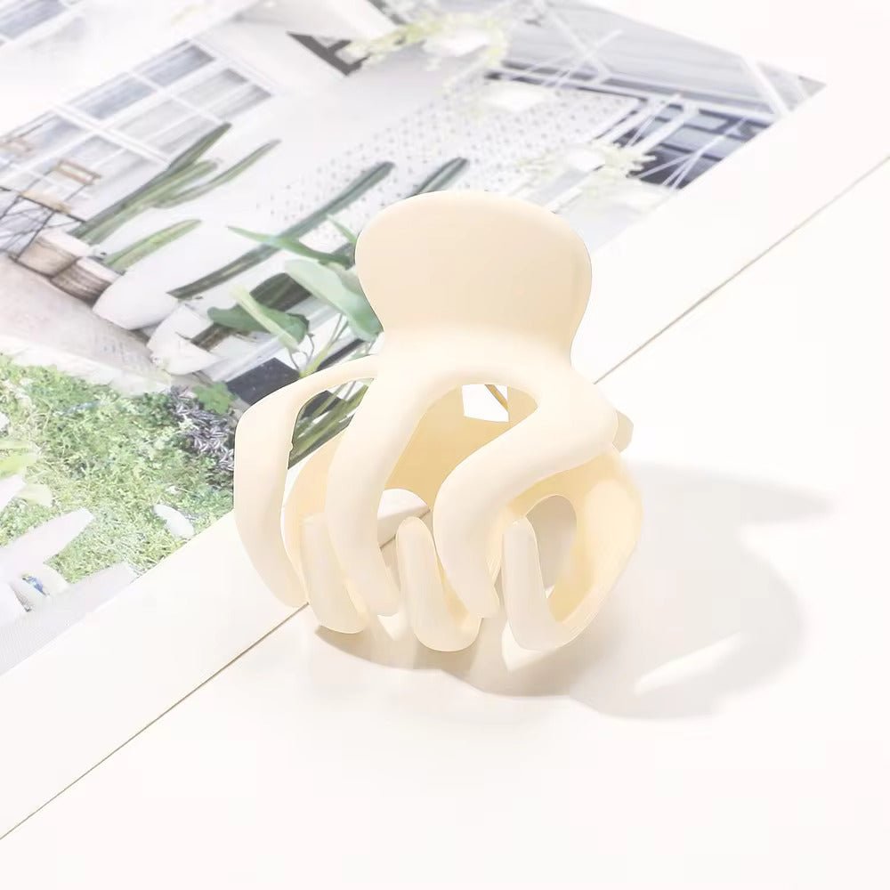 Mažos kasdienės plaukų žnyplės gelsvos arba rudos - Plaukuota - žnyplės