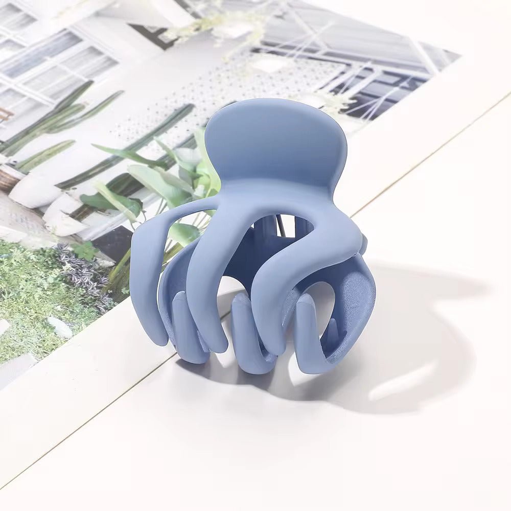 Mažos kasdienės plaukų žnyplės kreminės arba mėlynos - Plaukuota - žnyplės