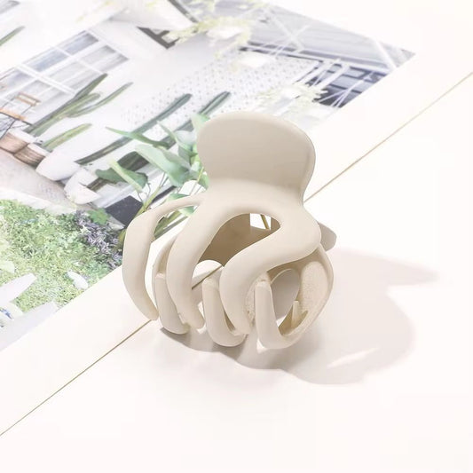 Mažos kasdienės plaukų žnyplės kreminės arba mėlynos - Plaukuota - žnyplės