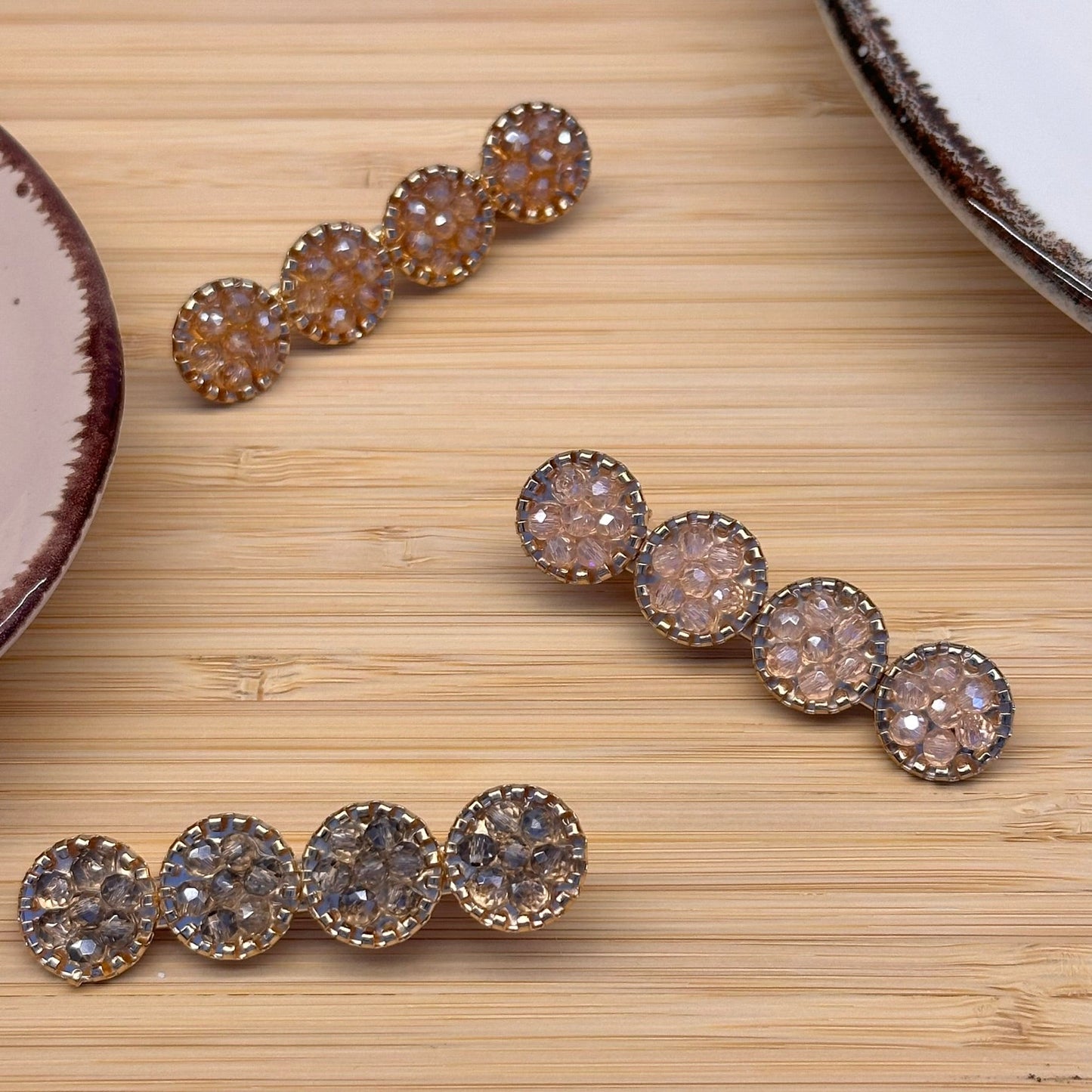 Plaukų aksesuaras segtukas blizgūs burbuliukai - Plaukuota-segtukai