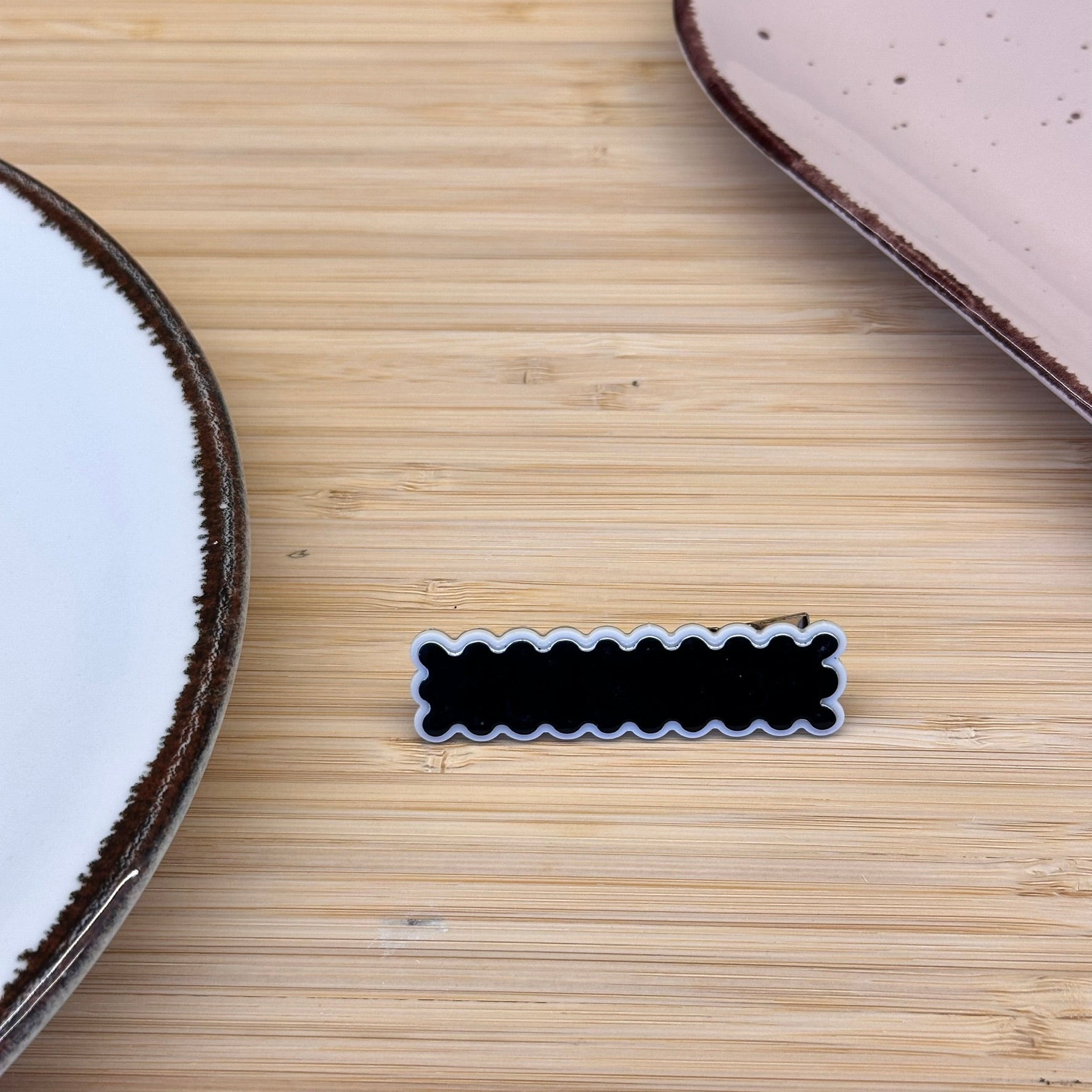 Plaukų aksesuaras segtukas įvairių formų storesnės juostelės - Plaukuota - segtukai