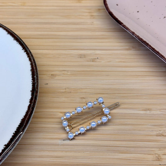 Plaukų aksesuaras segtukas keturkampis - Plaukuota - segtukai