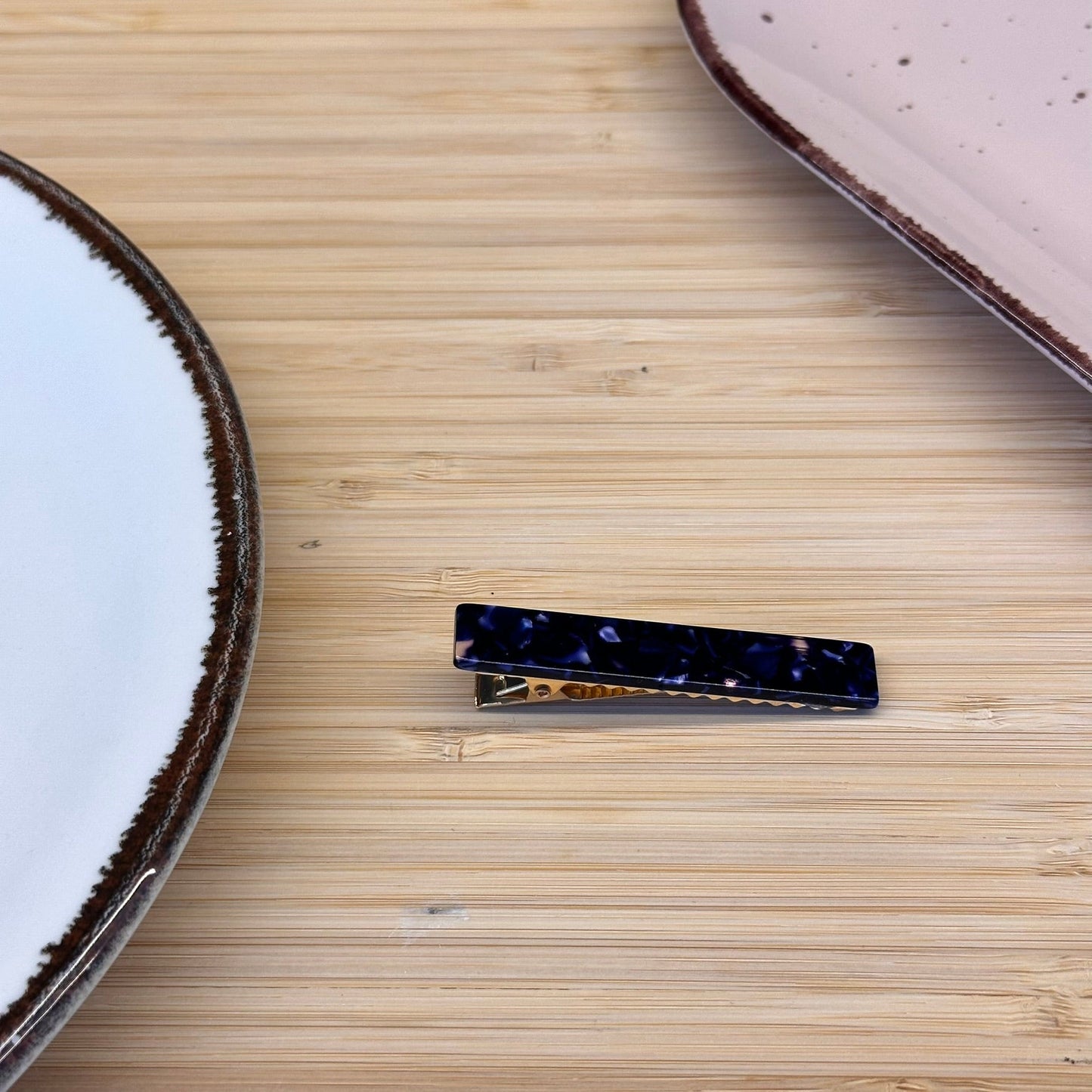 Plaukų aksesuaras segtukas siauras stačiakampis - Plaukuota - segtukai