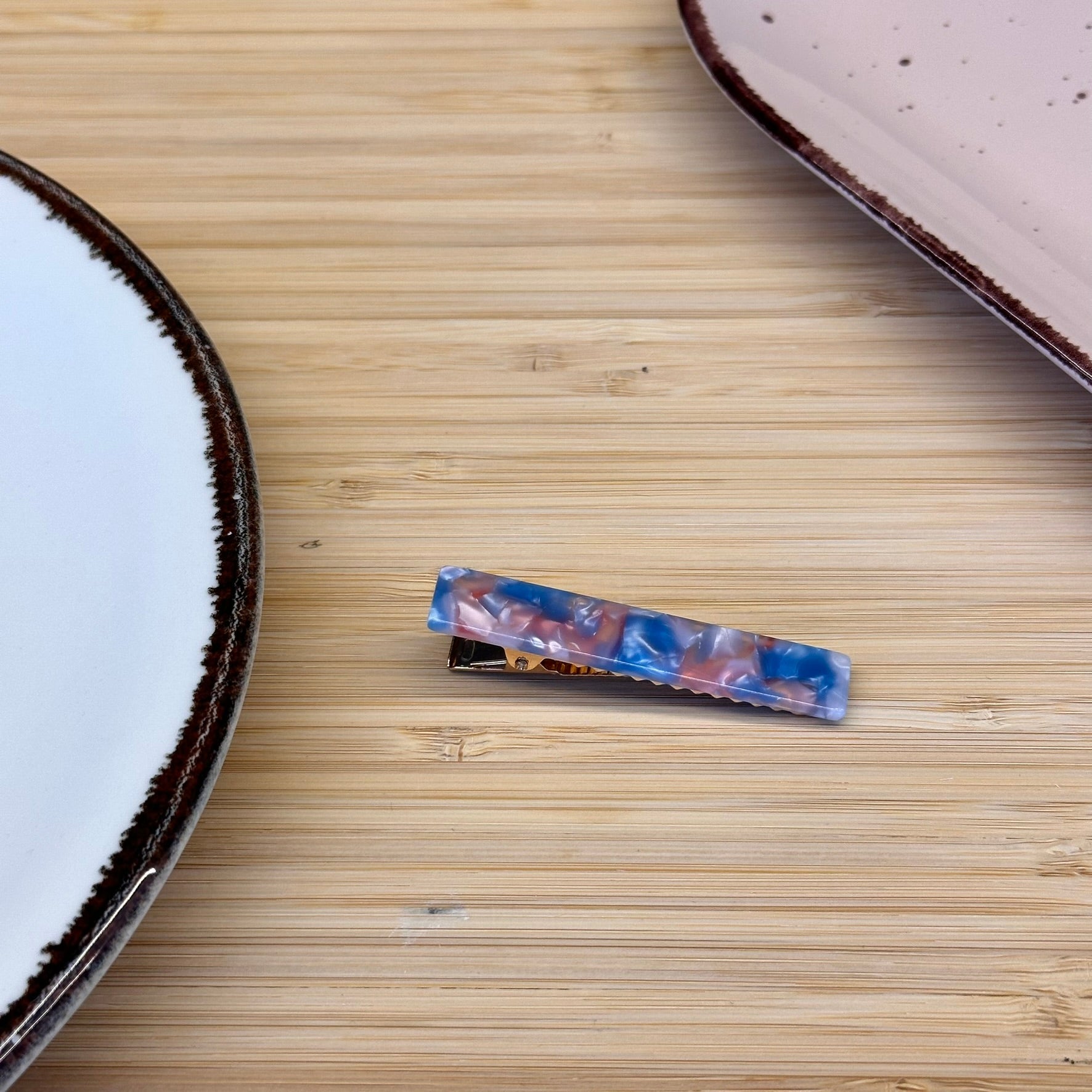 Plaukų aksesuaras segtukas siauras stačiakampis - Plaukuota - segtukai