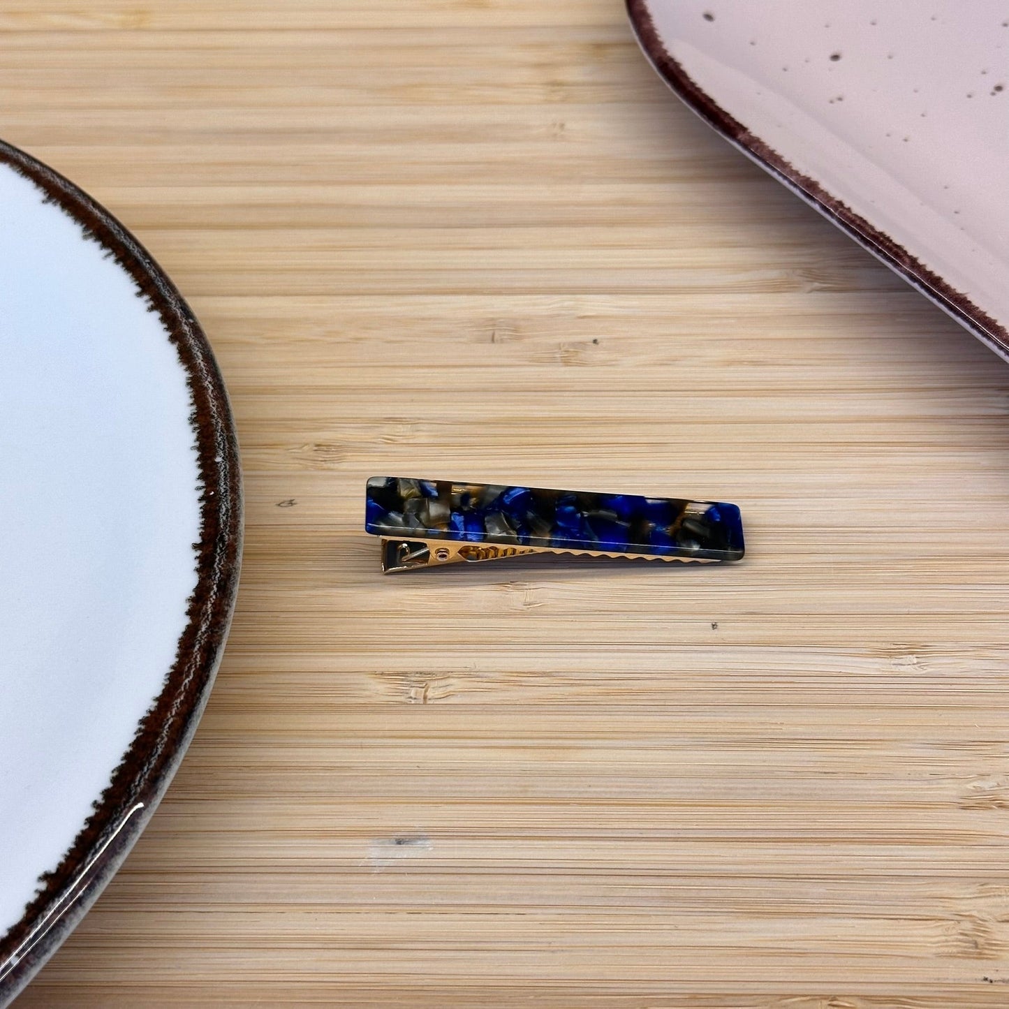 Plaukų aksesuaras segtukas siauras stačiakampis - Plaukuota - segtukai