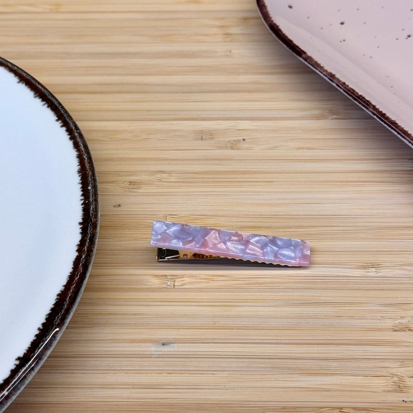 Plaukų aksesuaras segtukas siauras stačiakampis - Plaukuota - segtukai