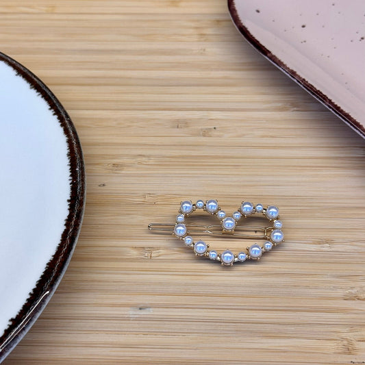 Plaukų aksesuaras segtukas širdutė - Plaukuota - segtukai