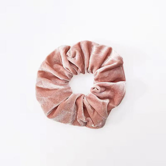 Velvetinė plaukų gumelė rausvos spalvos - Plaukuota-gumelės